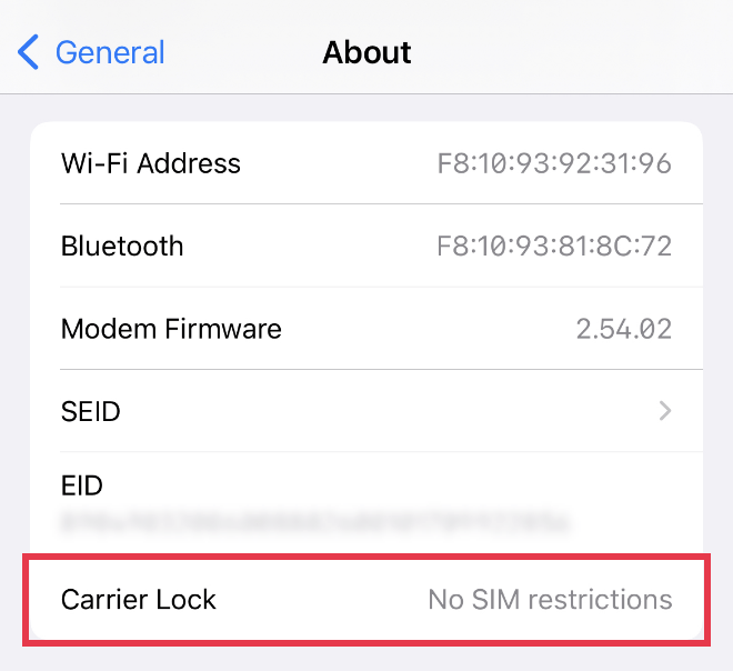Go to Settings > General > About > look under Carrier Lock.