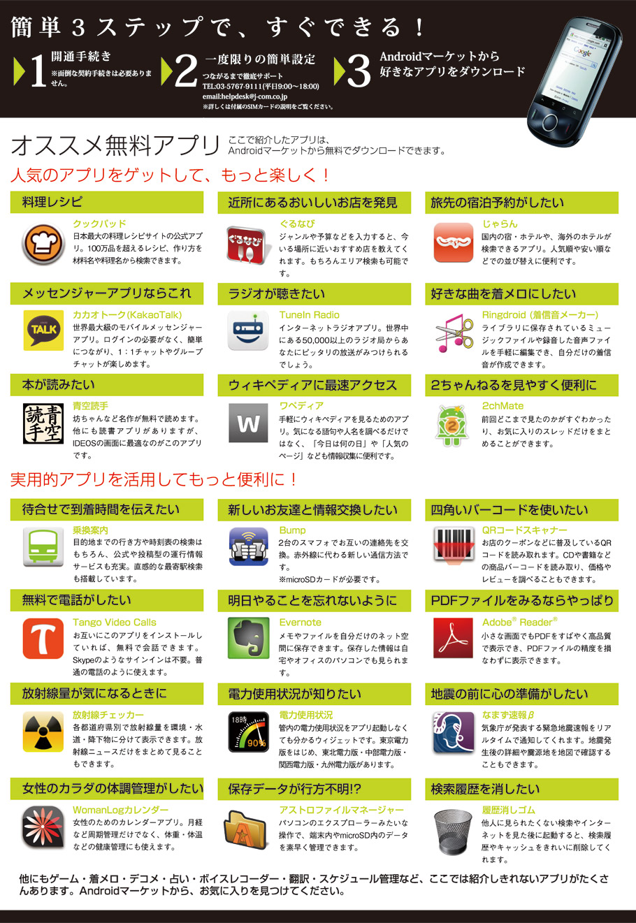 ATOKお試し版インストール済IDEOS