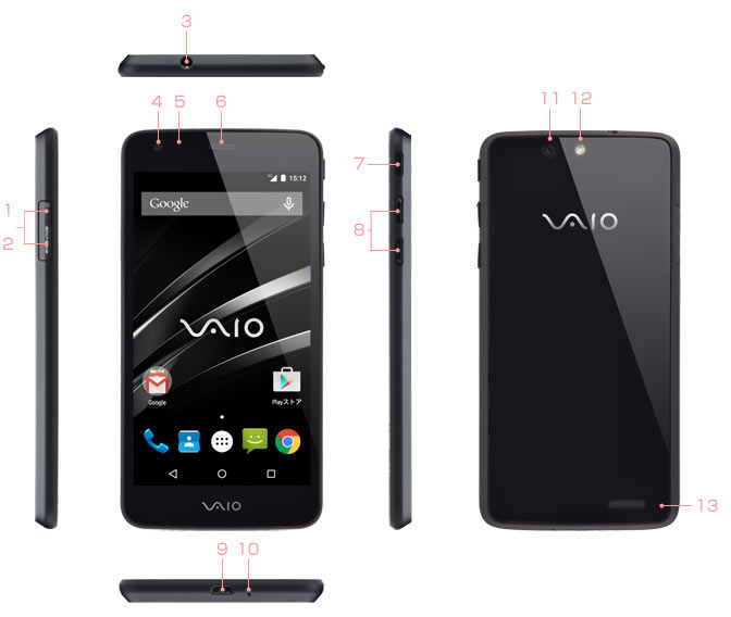端末について | VAIO® Phone